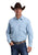 Stetson Mens Lightweight Chambray Blue 100% Cotton L/S Shirt