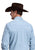 Stetson Mens Lightweight Chambray Blue 100% Cotton L/S Shirt