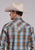 Stetson Mens Sandalwood Ombre Brown/Blue 100% Cotton L/S Shirt