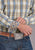 Stetson Mens 2514 Cinnabar Plaid Tan/Blue 100% Cotton L/S Shirt