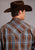 Stetson Mens 1192 Lake Plaid Brown/Blue 100% Cotton L/S Shirt