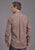 Stetson Mens 2143 Copper Paisley Brown 100% Cotton 1 Pkt L/S Shirt