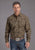 Stetson Mens San Antonio Paisley Brown 100% Cotton 1 Pkt L/S Shirt