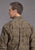 Stetson Mens San Antonio Paisley Brown 100% Cotton 1 Pkt L/S Shirt
