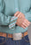 Stetson Mens 2400 Mosaic Geo Turquoise 100% Cotton 1 Pkt L/S Shirt