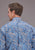 Stetson Mens 2521 Sunrise Paisley Blue 100% Cotton L/S Shirt