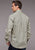 Stetson Mens Squared Off Neat Blue 100% Cotton 1 Pkt L/S Shirt