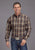 Stetson Mens Copper Mine Ombre Brown 100% Cotton 1 Pkt L/S Shirt