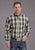Stetson Mens 2228 Coal Ombre Black 100% Cotton 1 Pkt L/S Shirt