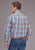 Stetson Mens 2511 Sunrise Dobby Blue 100% Cotton 1 Pkt L/S Shirt