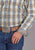Stetson Mens 2514 Cinnabar Plaid Brown 100% Cotton 1 Pkt L/S Shirt