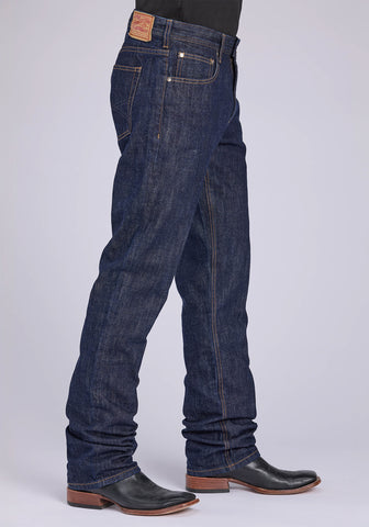 Stetson Mens 1210 Straight Fit X Blue 100% Cotton Jeans