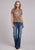 Stetson Womens Female Horserider Brown 100% Cotton S/S T-Shirt