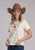 Stetson Womens Cowboy on Horse Natural 100% Cotton S/S T-Shirt