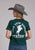 Stetson Womens Hold Your Horses Forest Green 100% Cotton S/S T-Shirt