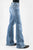 Stetson Womens 214 Trouser Back Welt Blue Cotton Blend Jeans