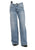 Stetson Womens Cursive Little R Light Wash Cotton Blend Jeans