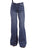 Stetson Womens 751 6in Patch Pockets Blue Cotton Blend Jeans