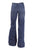 Stetson Womens 751 6in Patch Pockets Blue Cotton Blend Jeans