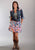 Stetson Womens Darling Patchwork Multi-Color 100% Cotton Skirt