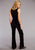 Stetson Womens Tank Top Velvet Black Poly/Spandex Jumpsuit