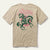 Stetson Unisex Cowboy Hat Tip on Horse Khaki 100% Cotton S/S T-Shirt