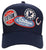 Stetson Unisex Three Patches Stars Blue 100% Polyester Trucker Cap