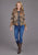 Stetson Womens Multi Aztec Fur Brown Poly/Wool Wool Jacket