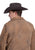 Stetson Mens Open Patch Pockets Brown Suede Leather Jacket