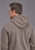 Stetson Mens American Heritage Brown Cotton Blend Hoodie