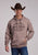 Stetson Mens American Original Trademark Taupe Poly/Cotton Hoodie