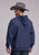 Stetson Mens Westernwear USA Heather Navy Poly/Rayon Hoodie