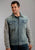 Stetson Mens Stretch Knit Sleeves Blue 100% Cotton Cotton Jacket