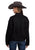 Stetson Womens Oversized Studded Black Cotton Blend Cotton Jacket