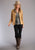 Stetson Womens Unlined Snap Front Brown Suede Leather Jacket