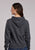 Stetson Womens USA Western Wear Black Cotton Blend Hoodie