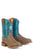 Tin Haul Kids Girls Tutti Fruti Twister Brown Leather Cowboy Boots
