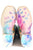 Tin Haul Womens Birds Of A Feather Turquoise/Tan Leather Cowboy Boots