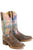Tin Haul Womens Cactita Dont Rain On My Parade Brown Leather Cowboy Boots