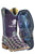 Tin Haul Youth Unisex Dream Horse Patches Purple Leather Cowboy Boots