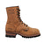 AdTec Mens 9in Steel Toe Logger Brown Work Boots