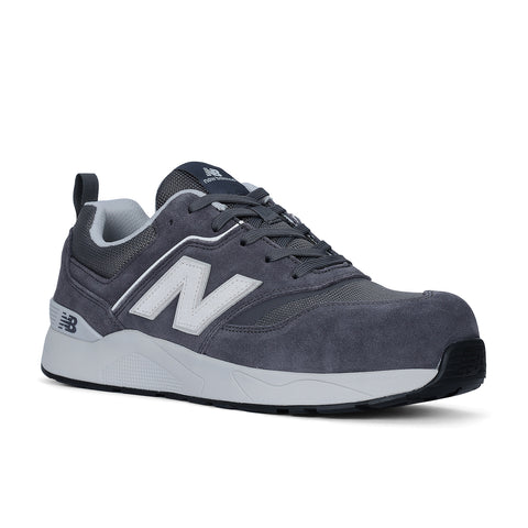 New Balance Mens Elite Lite CT EH HR SR SF Grey/White Suede Work Shoes