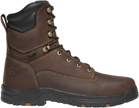 Danner Mens Caliper CSA 8in AL Brown Leather Work Boots