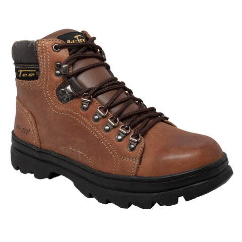 AdTec Mens 6in Hiker Brown Work Boots