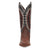 Laredo Womens Cadence Dark Brown/Navy Leather Cowboy Boots