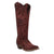Laredo Womens Sierra Rose Dark Red Suede 15in Cowboy Boots