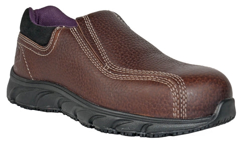 Hoss Boots Womens Transfer SD Composite toe Brown Leather Work Shoes