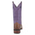Dan Post Womens Bonnie Tobacco/Purple Leather Cowboy Boots