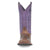 Dan Post Womens Bonnie Tobacco/Purple Leather Cowboy Boots