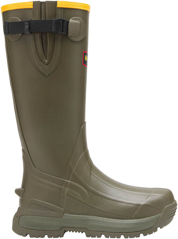 Lacrosse Womens Burly Aero 15in Dark Olive Rubber Hunting Boots